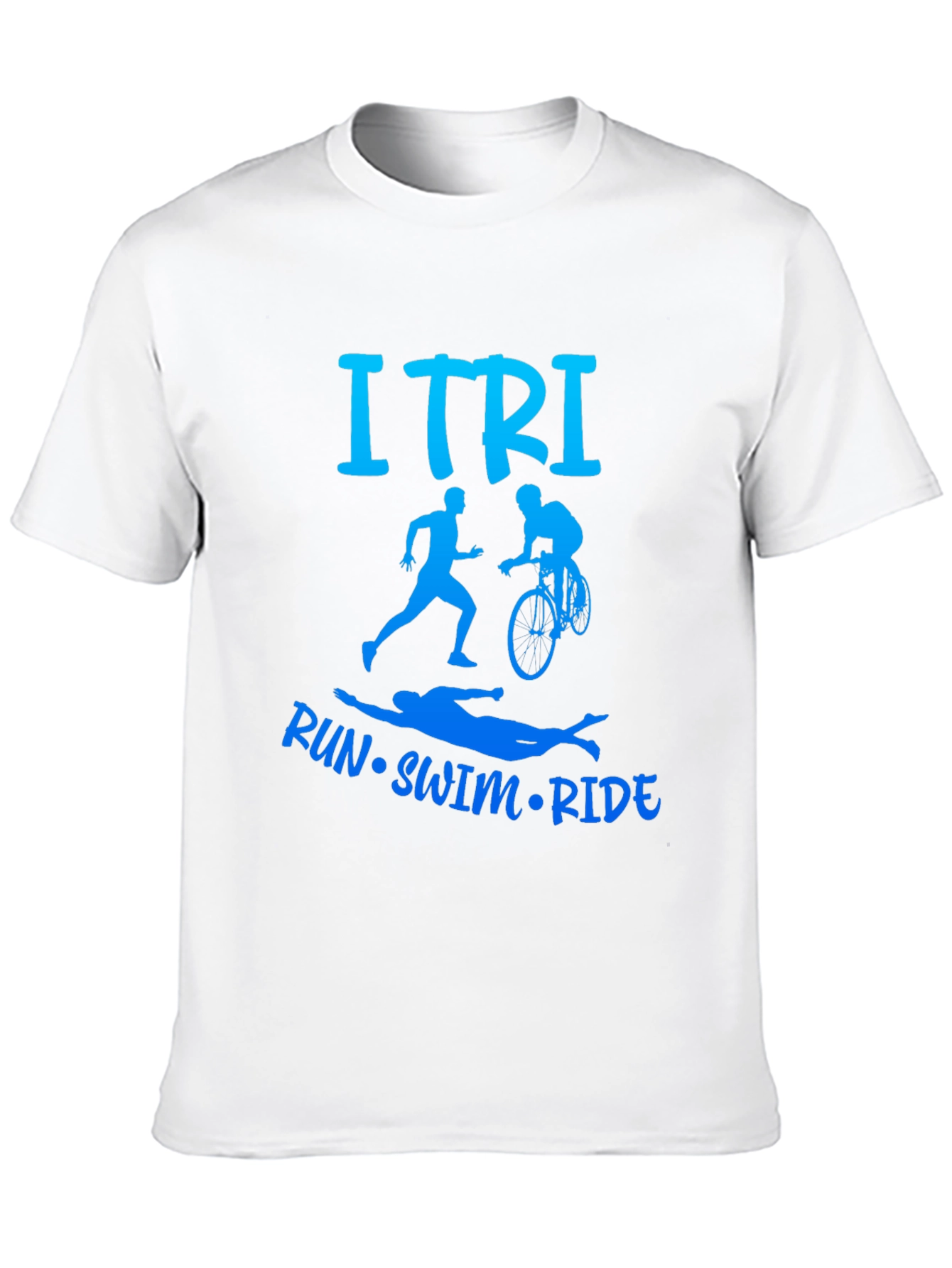 ITRI Run Swim Ride Triathlon T-Shirt