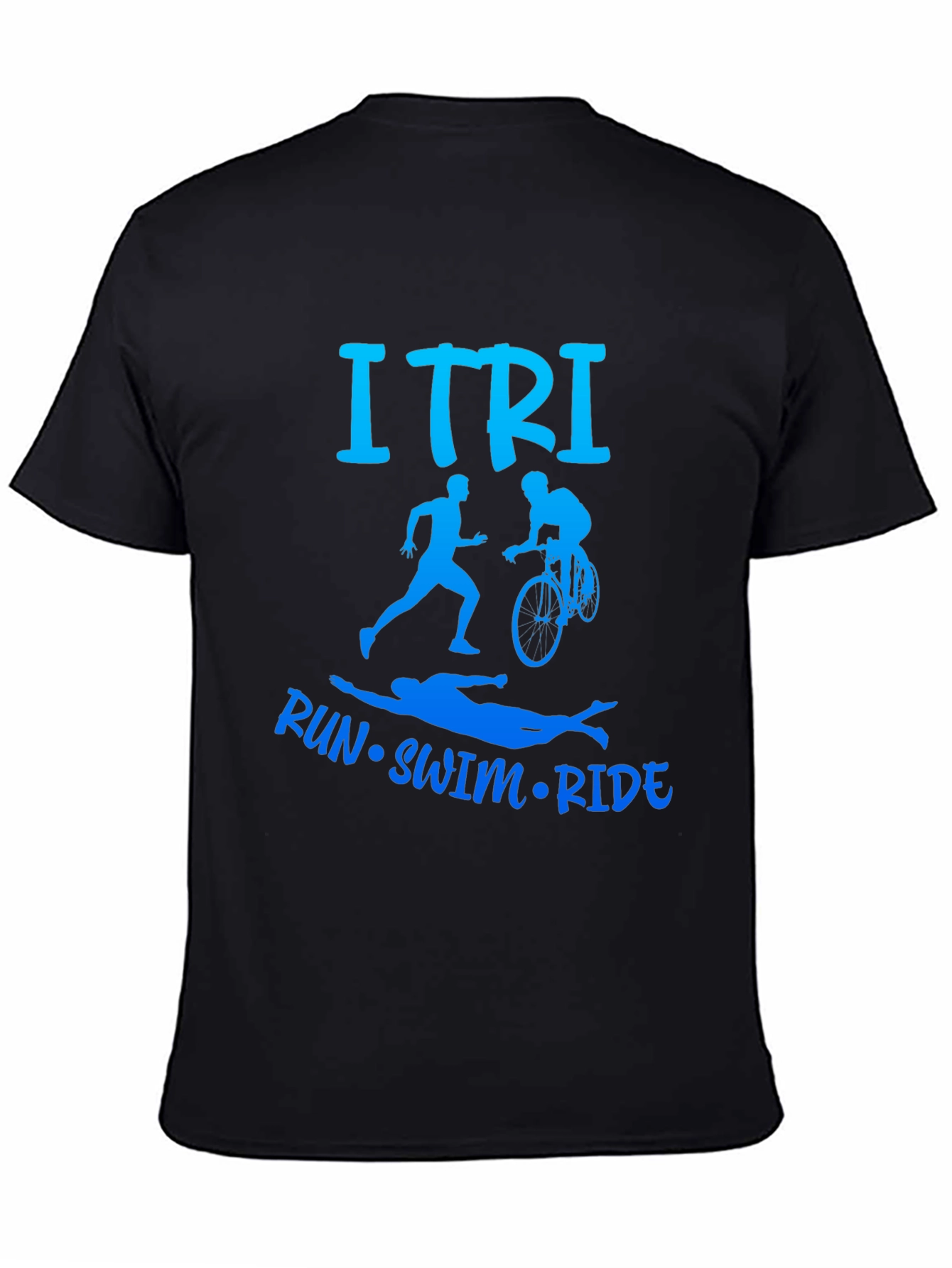 ITRI Run Swim Ride Triathlon T-Shirt