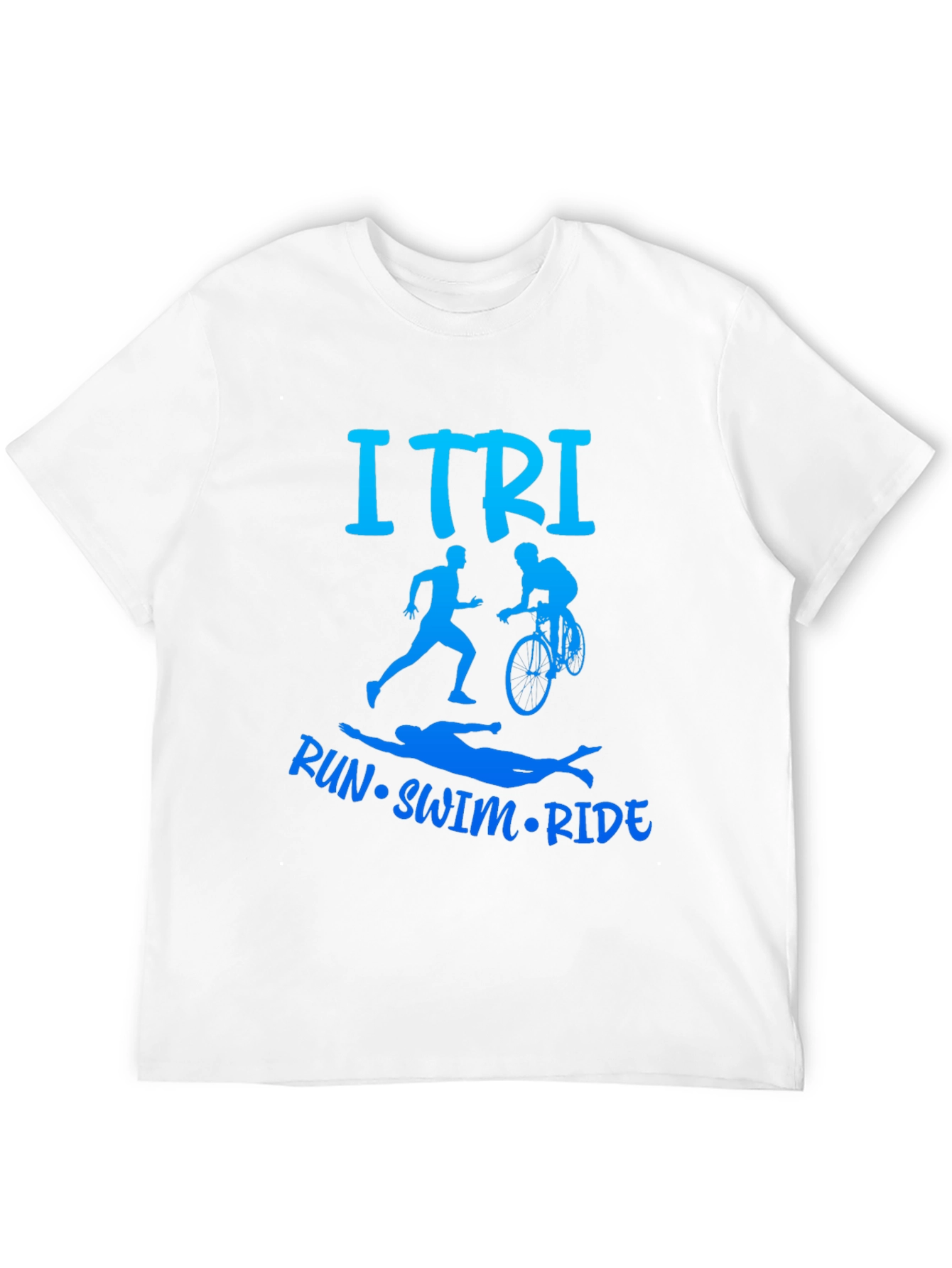 ITRI Run Swim Ride Triathlon T-Shirt