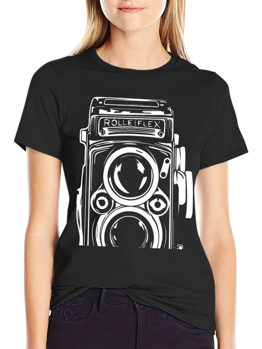 Vintage Camera Graphic T-Shirt - Retro Style Tee