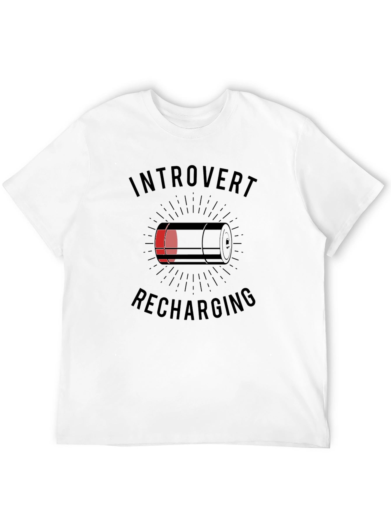 Introvert Recharging Graphic T-Shirt