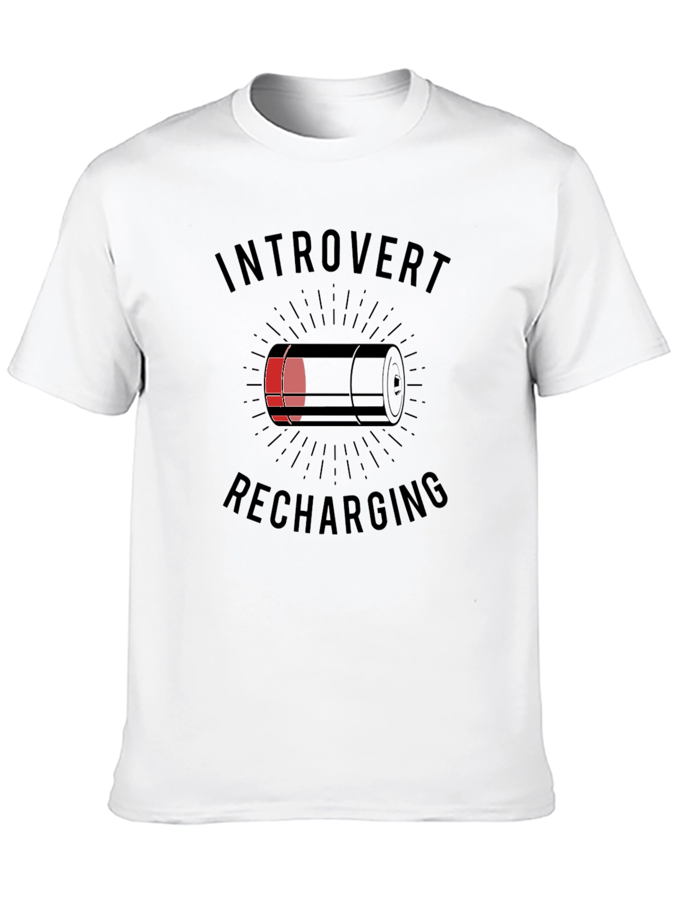 Introvert Recharging Graphic T-Shirt
