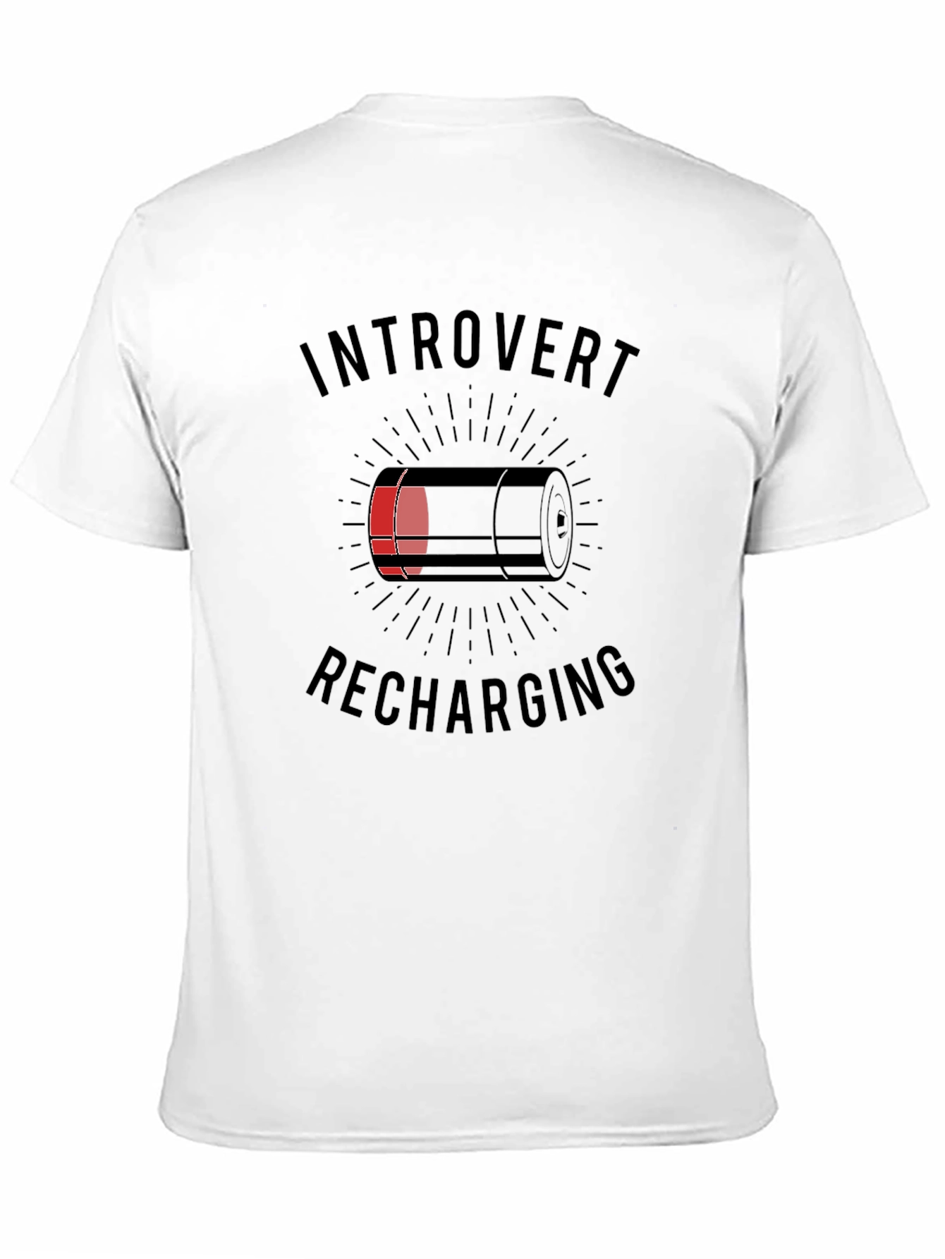 Introvert Recharging Graphic T-Shirt