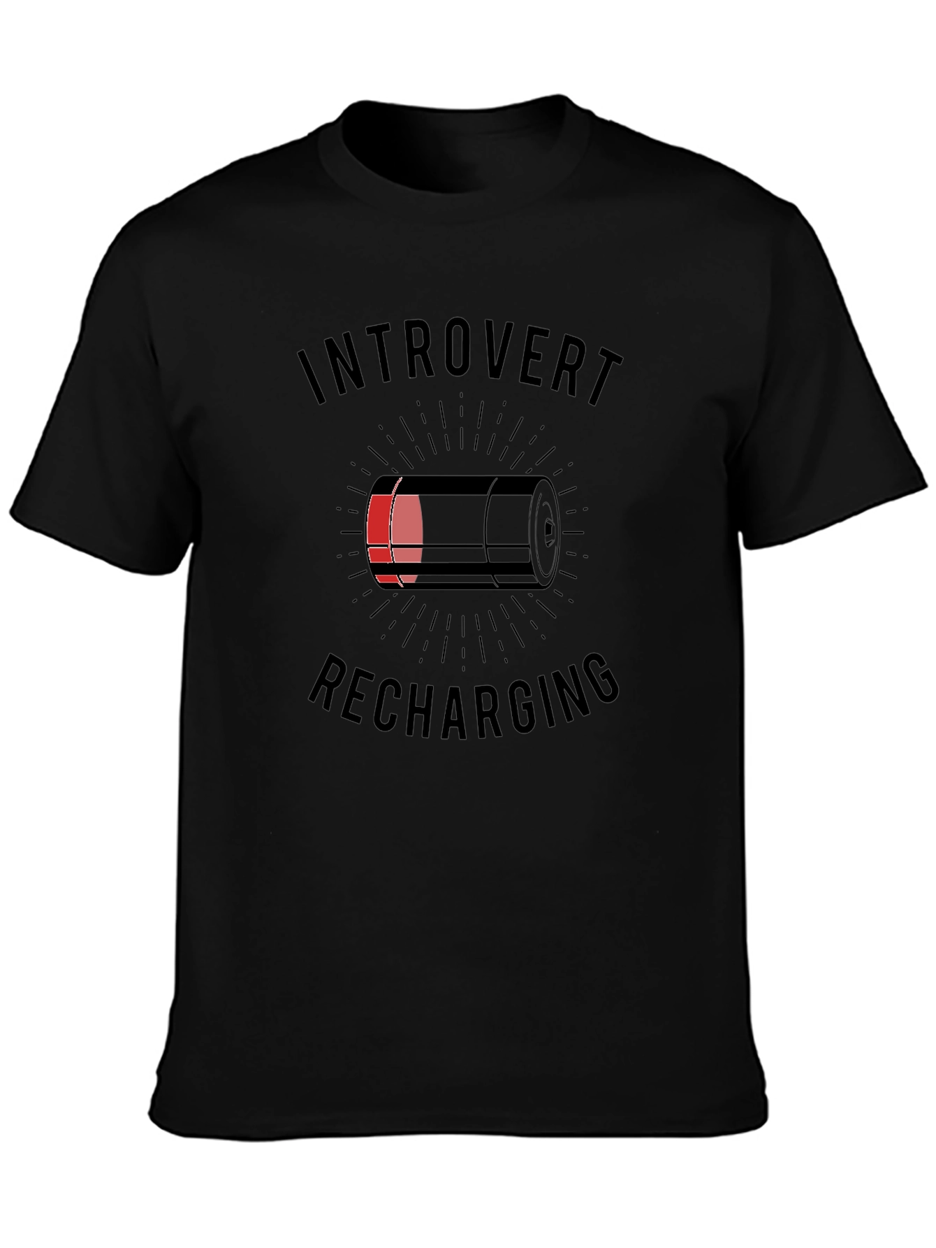 Introvert Recharging Graphic T-Shirt