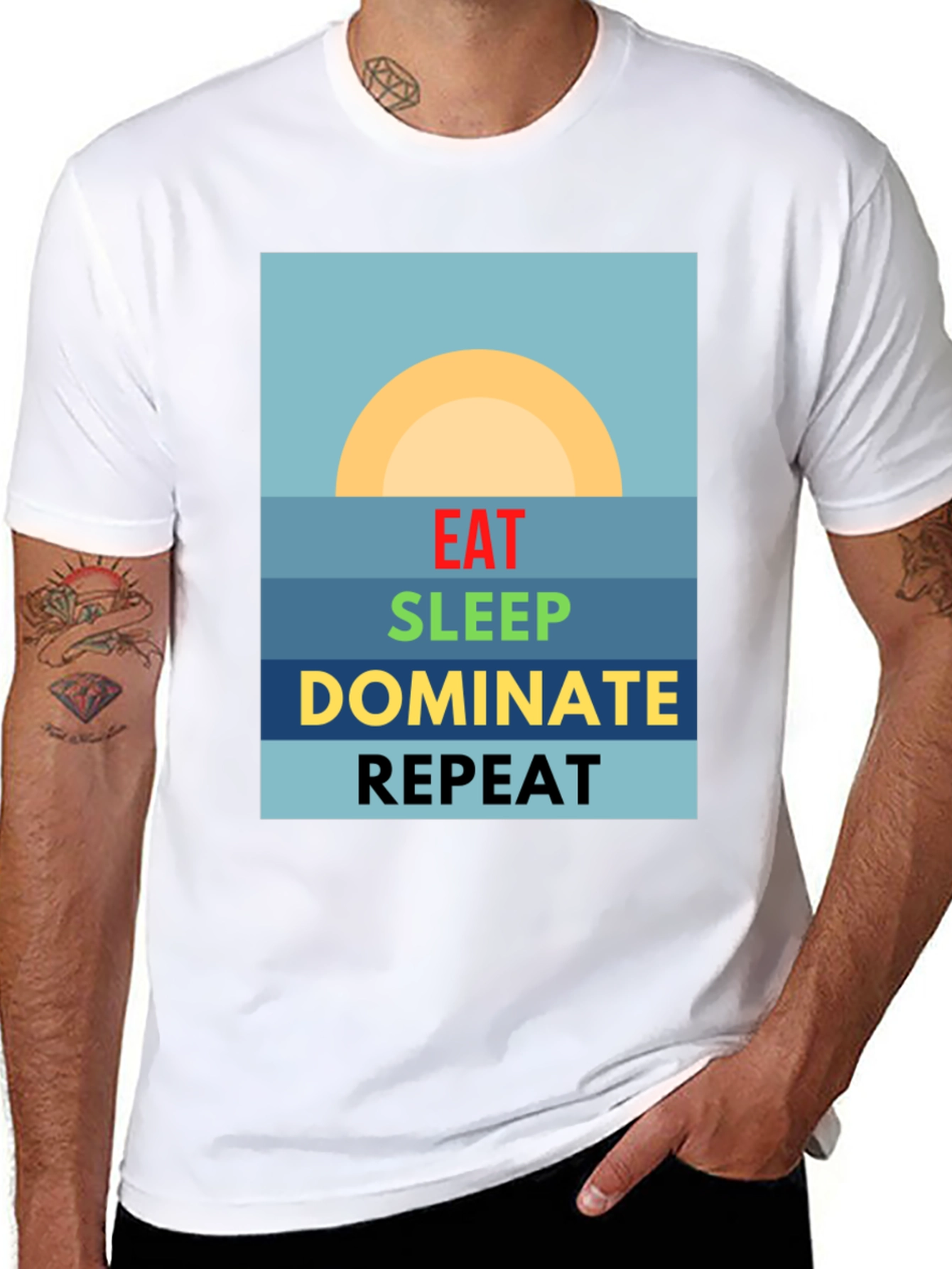 Eat Sleep Dominate Repeat T-Shirt