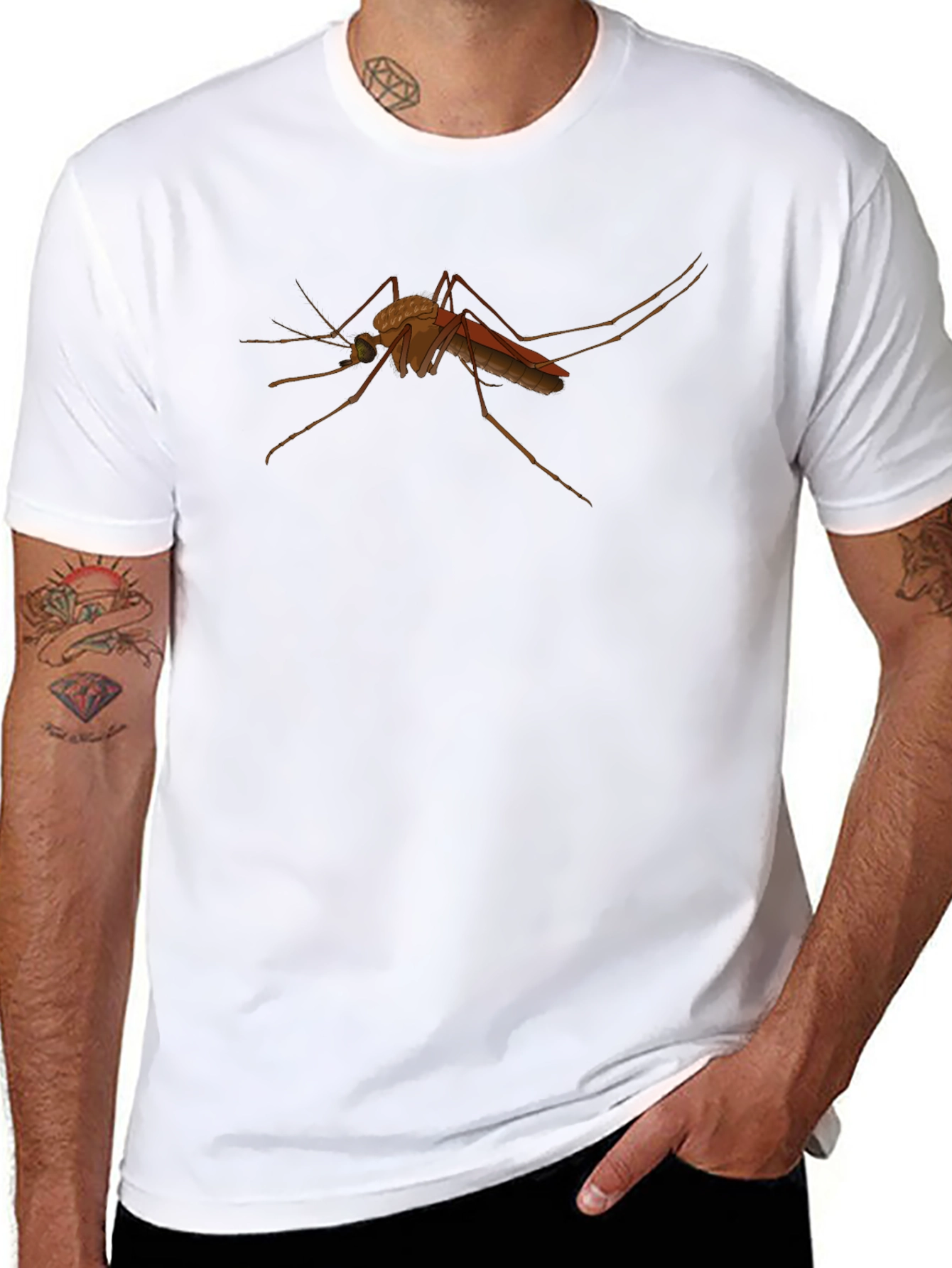 Mosquito Graphic Black T-Shirt