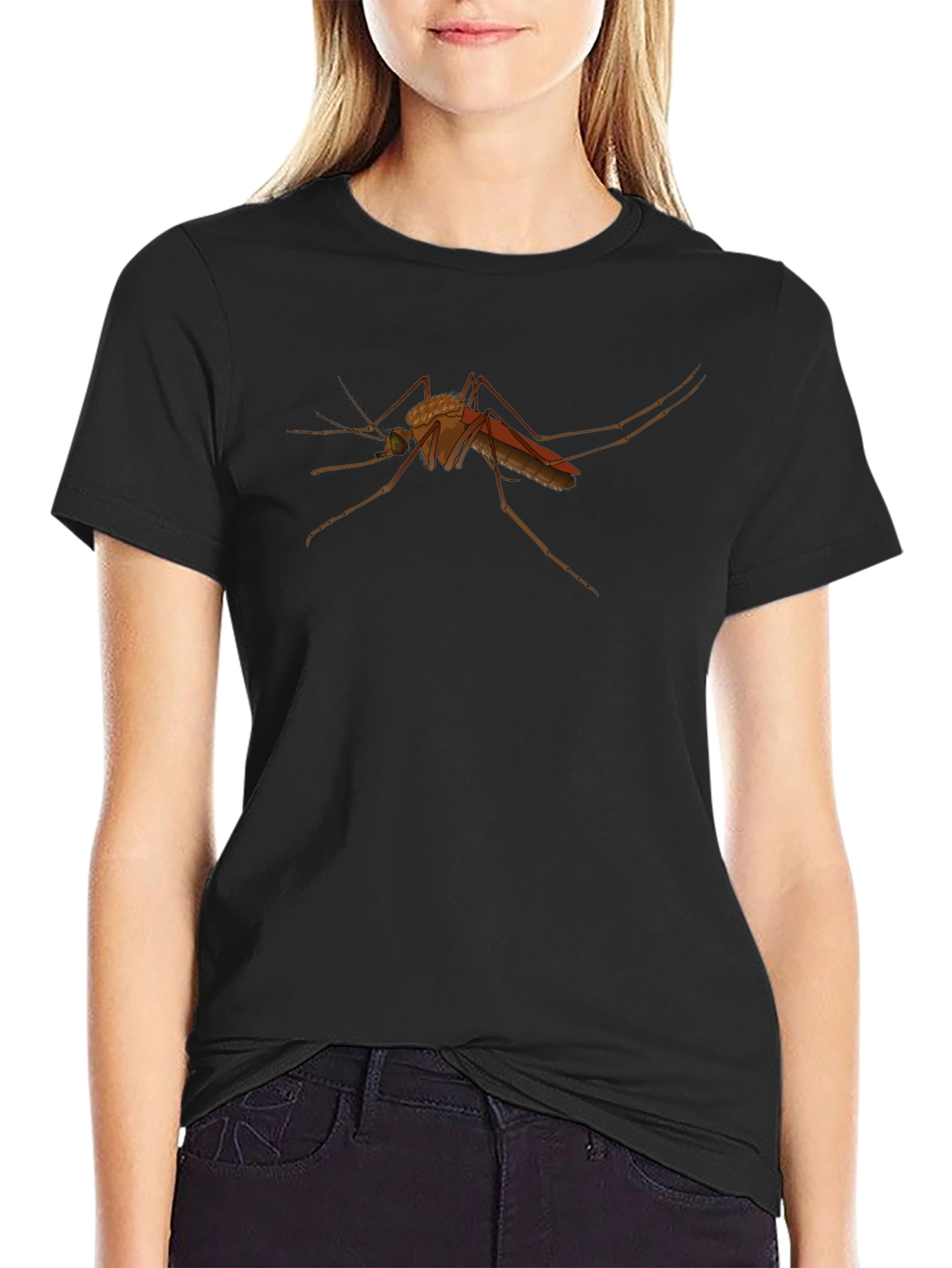 Mosquito Graphic Black T-Shirt