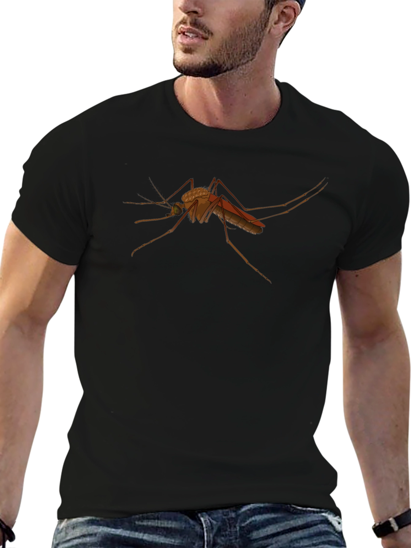 Mosquito Graphic Black T-Shirt