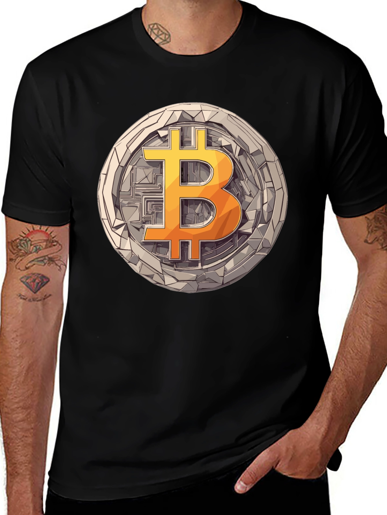 Bitcoin Graphic T-Shirt - Crypto Currency Tee