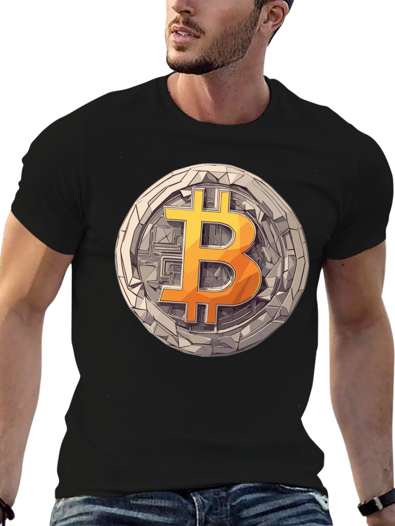 Bitcoin Graphic T-Shirt - Crypto Currency Tee