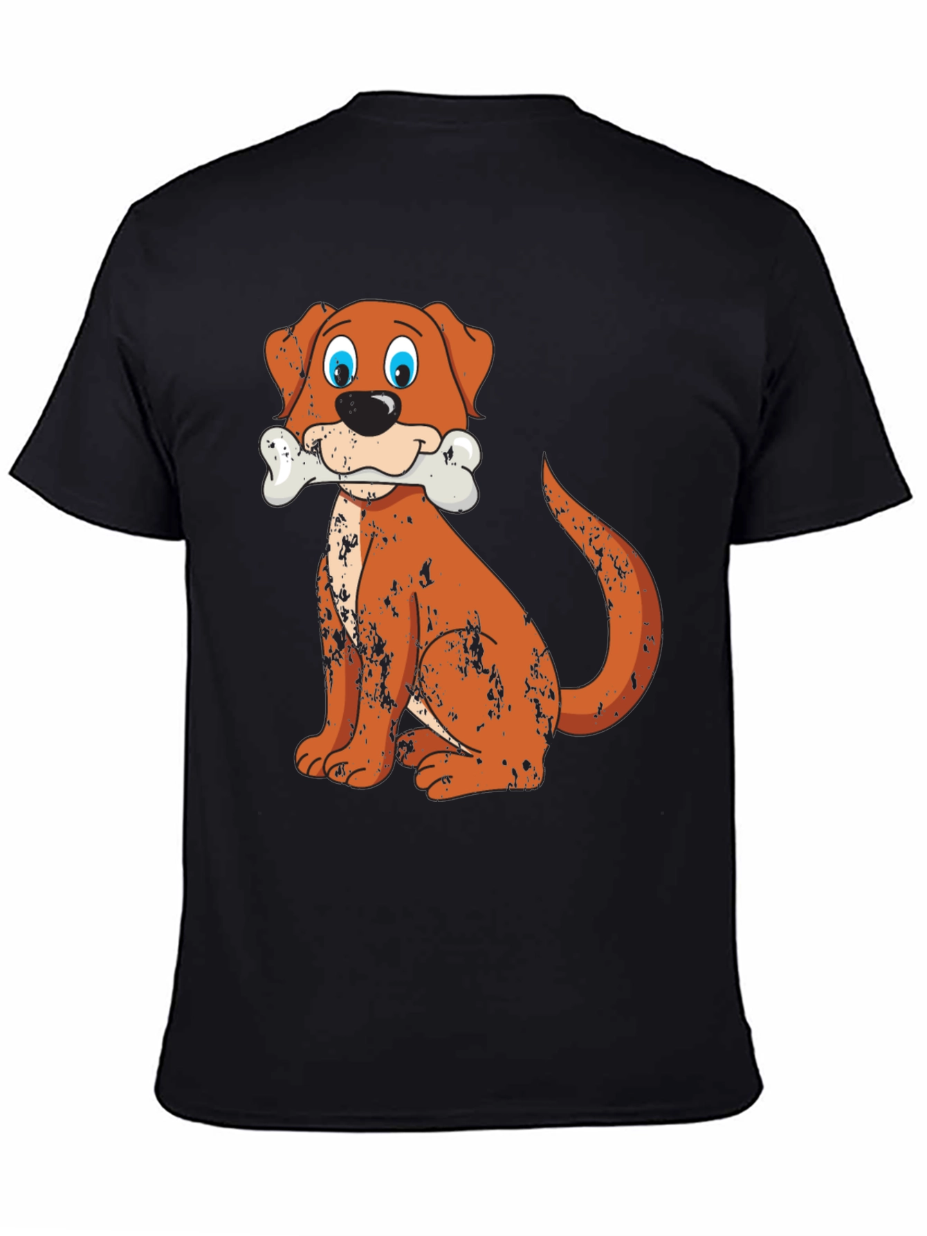 Dog Bone Black Graphic Tee
