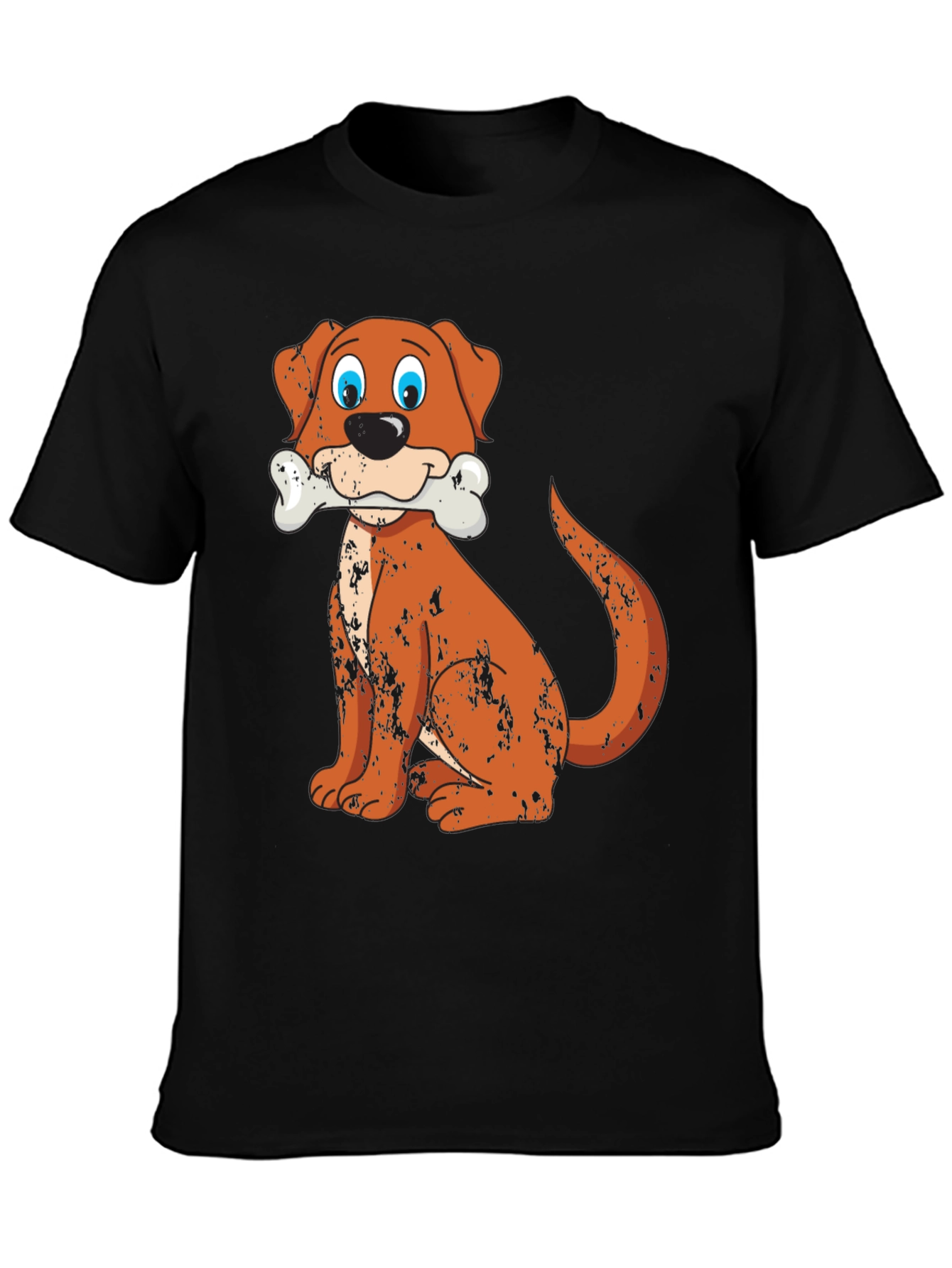 Dog Bone Black Graphic Tee