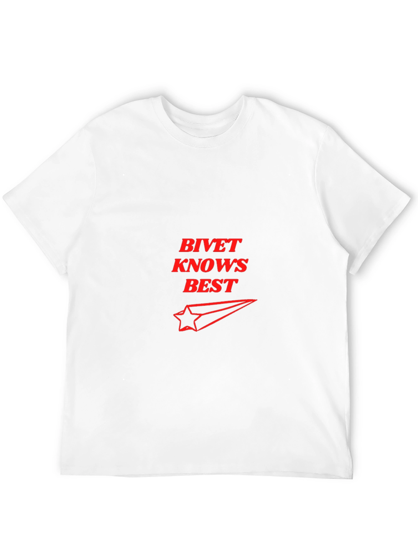 BIVET Knows Best Black Graphic T-Shirt