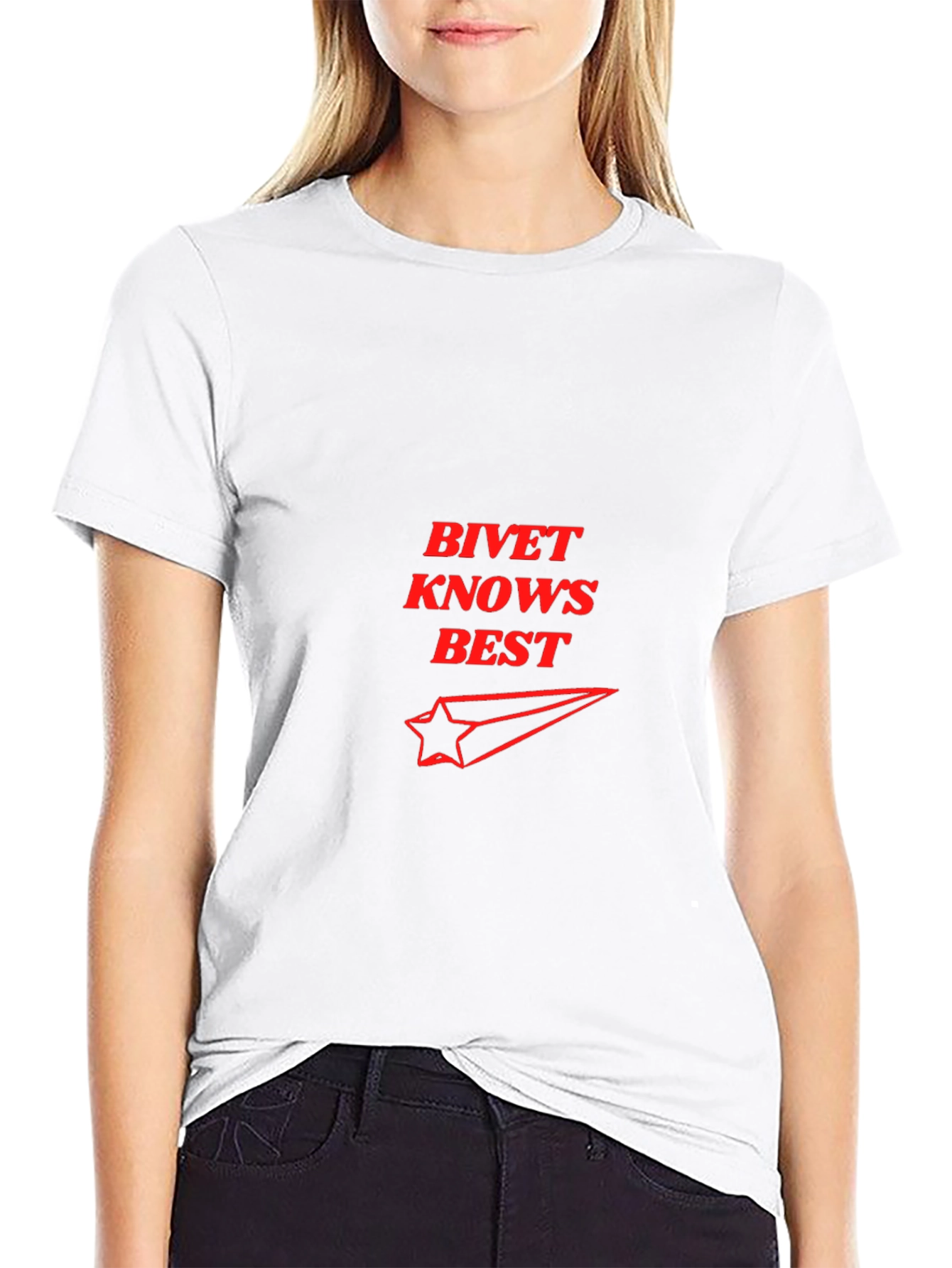 BIVET Knows Best Black Graphic T-Shirt