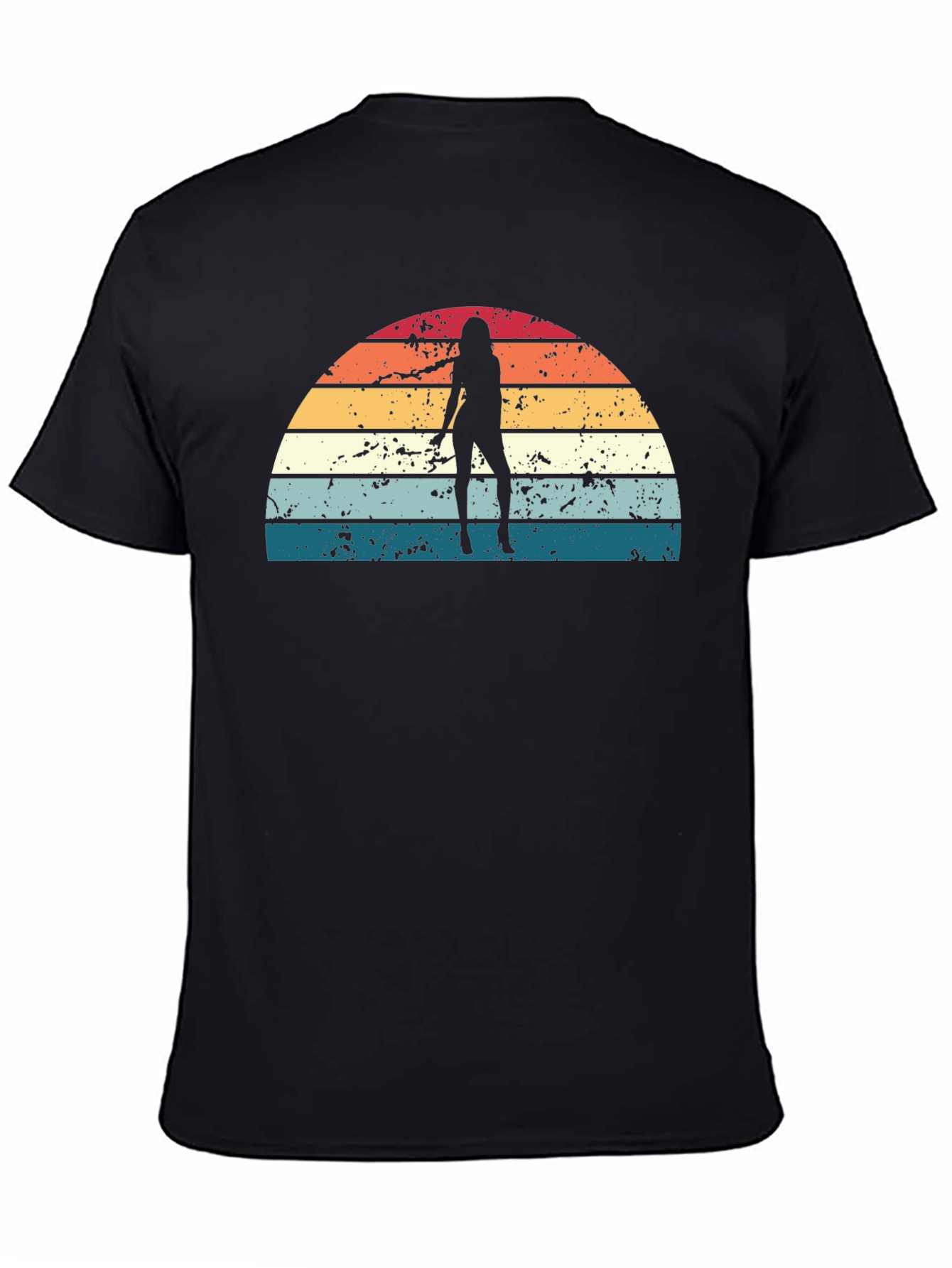 Retro Sunset Silhouette T-Shirt