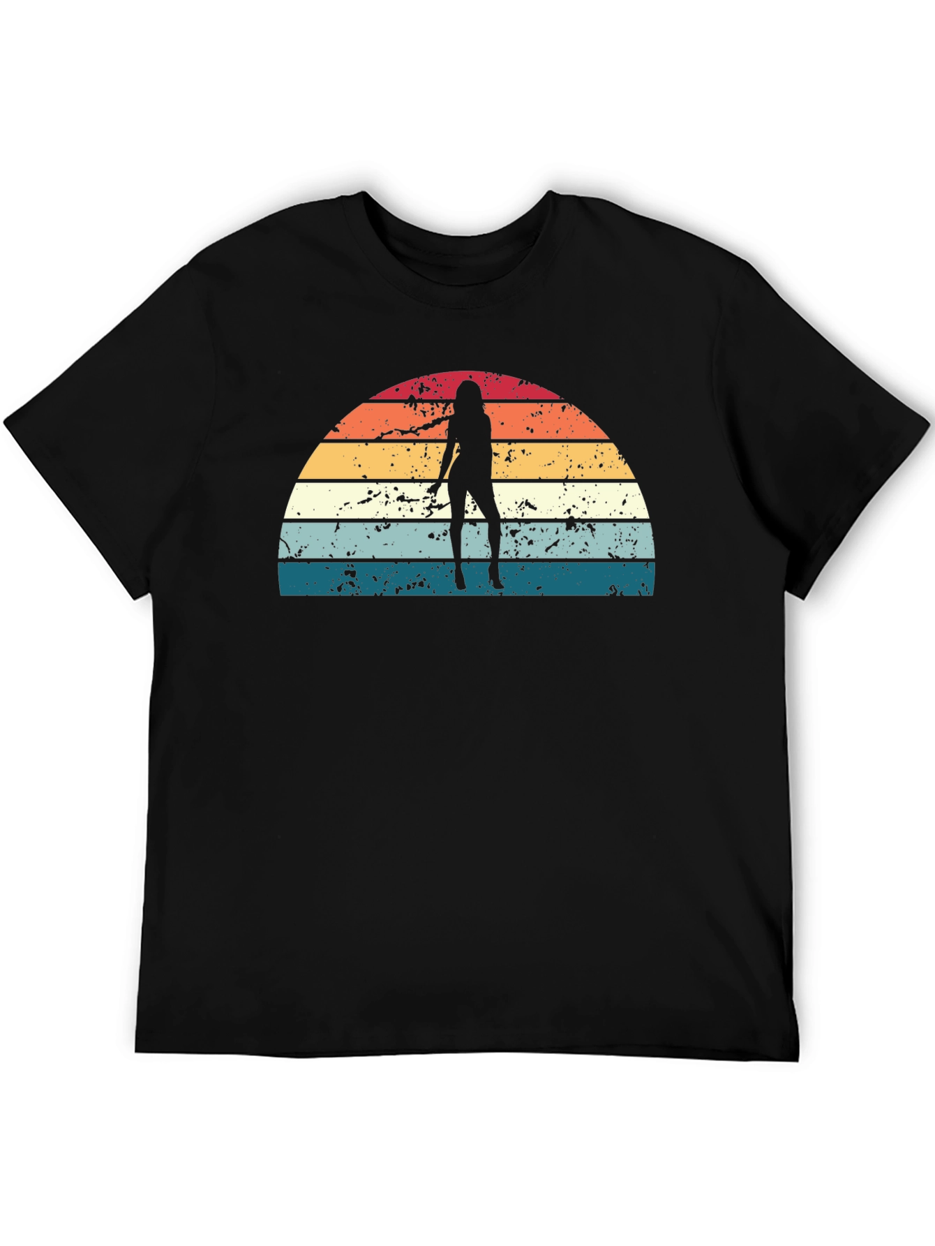 Retro Sunset Silhouette T-Shirt