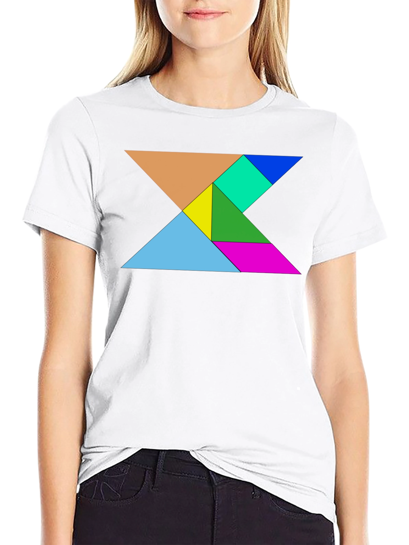 Tangram Puzzle Graphic Tee
