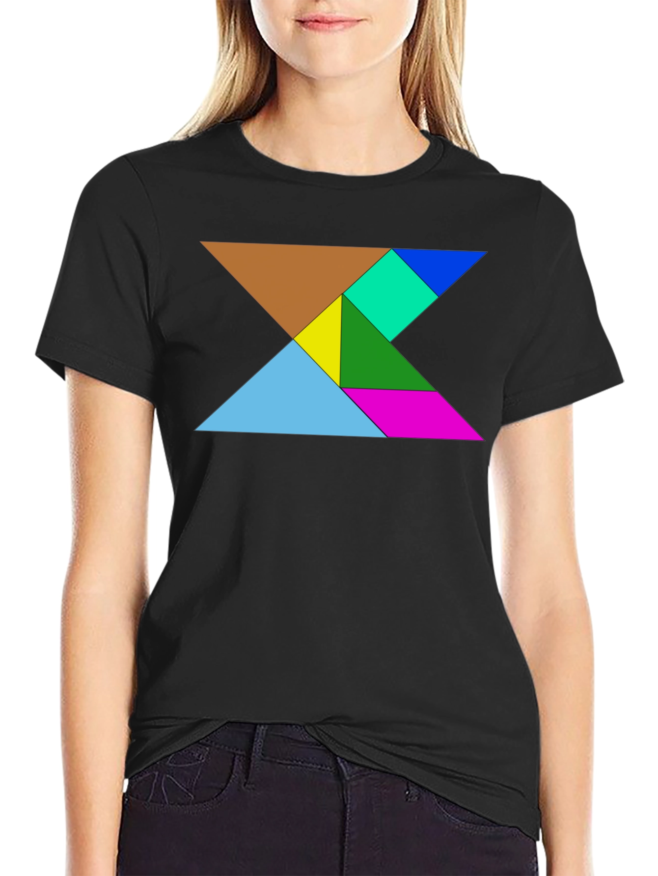 Tangram Puzzle Graphic Tee