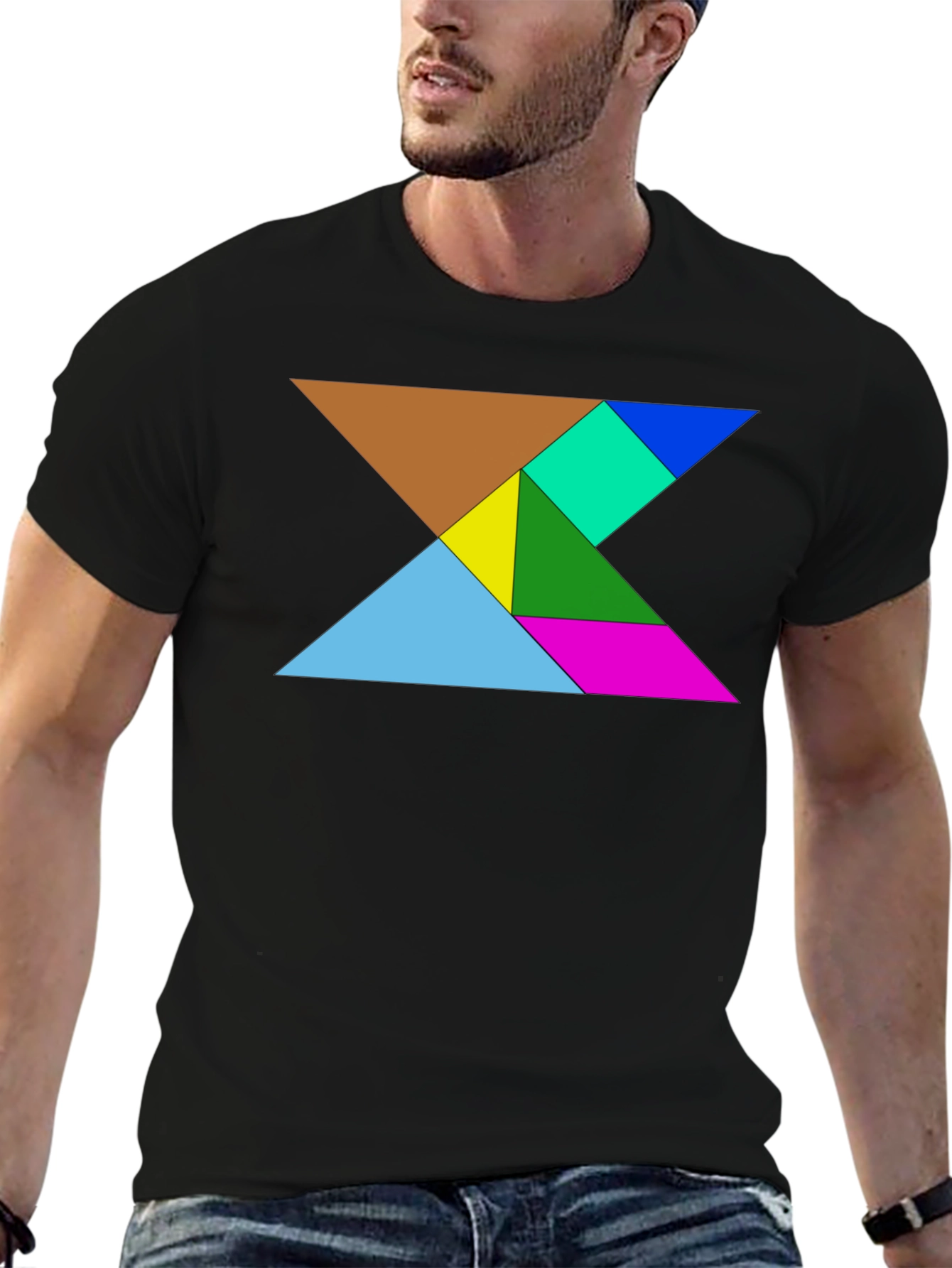 Tangram Puzzle Graphic Tee