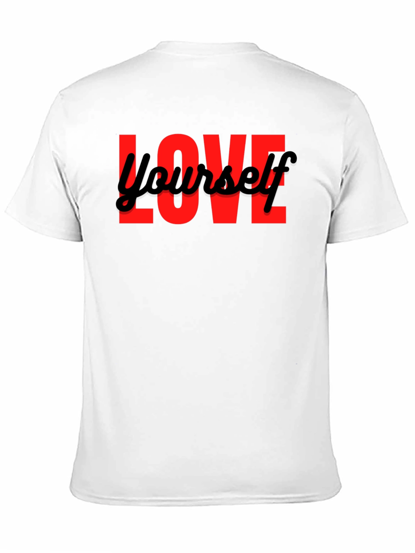 Love Yourself Graphic Black T-Shirt