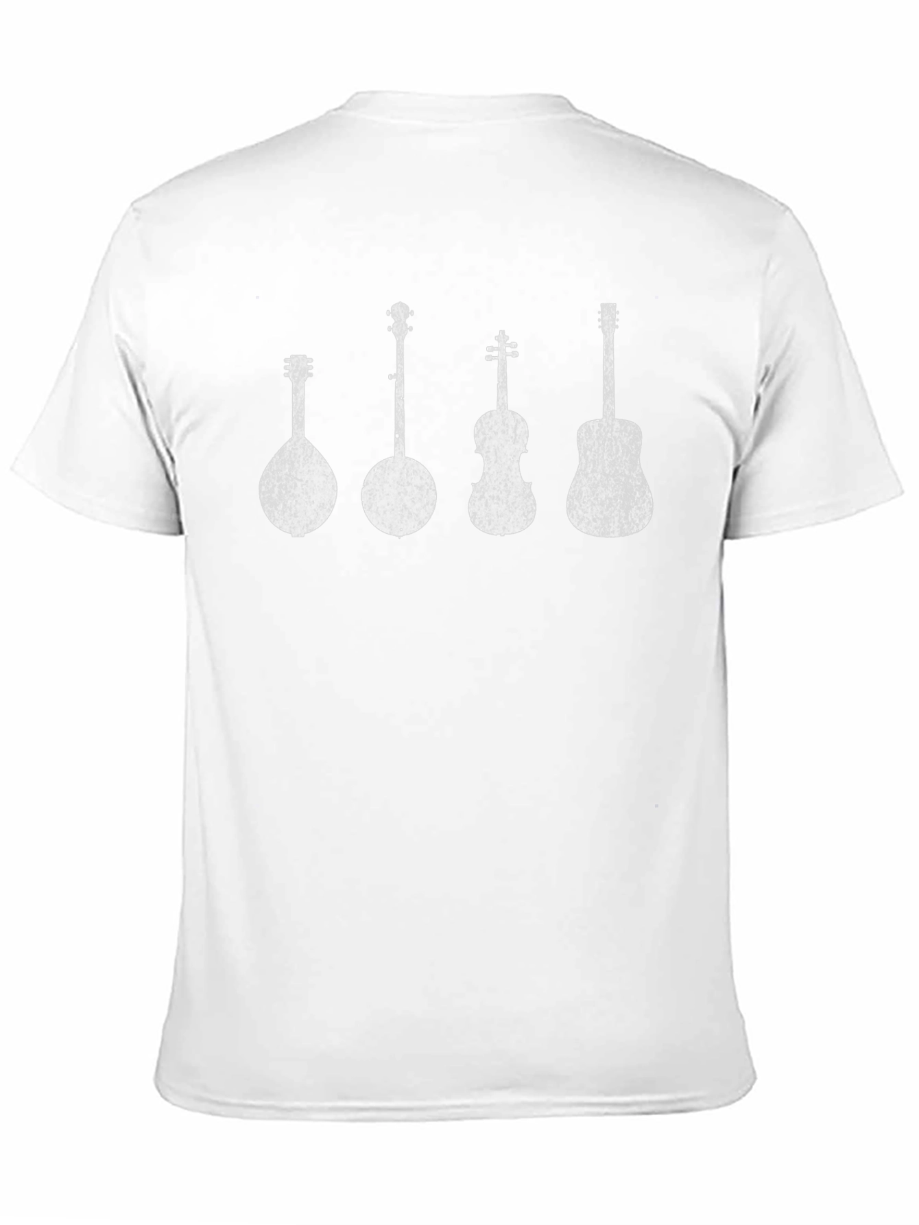 Musicians Instrument Graphic Tee - Black Cotton T-Shirt