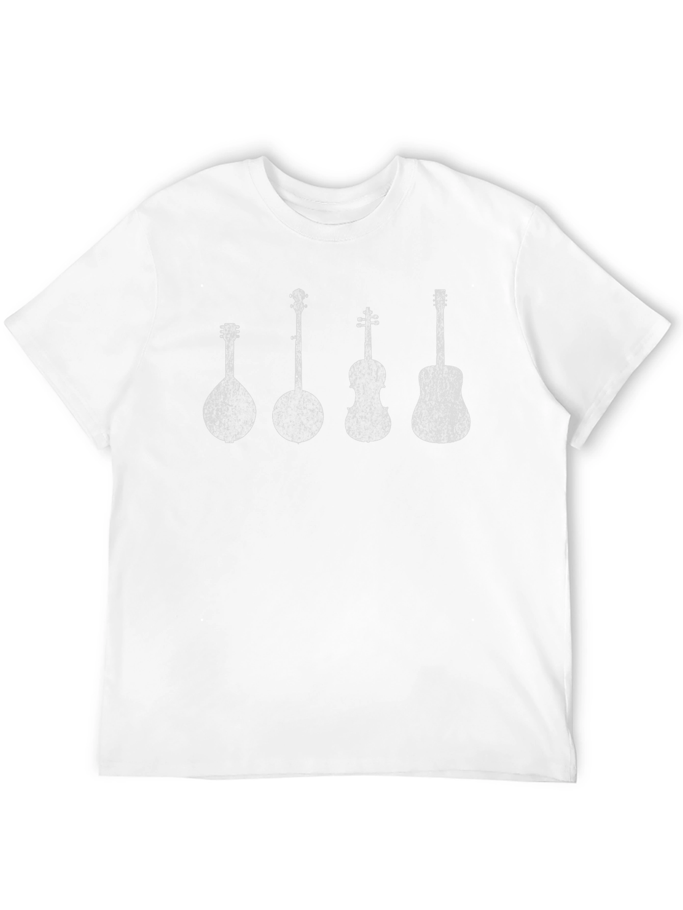 Musicians Instrument Graphic Tee - Black Cotton T-Shirt
