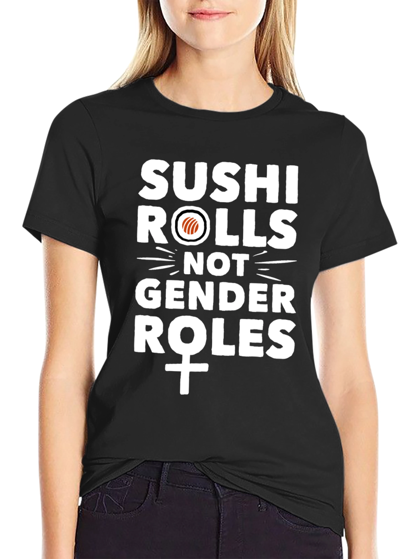 Sushi Rolls Not Gender Roles - Graphic Tee
