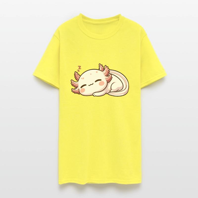 Napping Axolotl Kawaii Relaxing