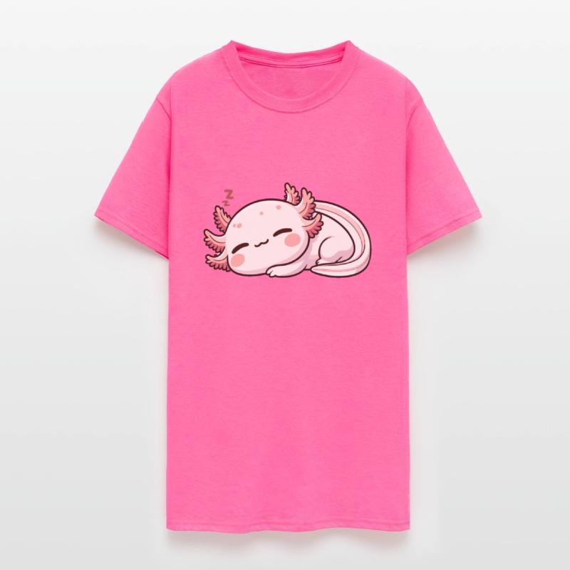 Napping Axolotl Kawaii Relaxing