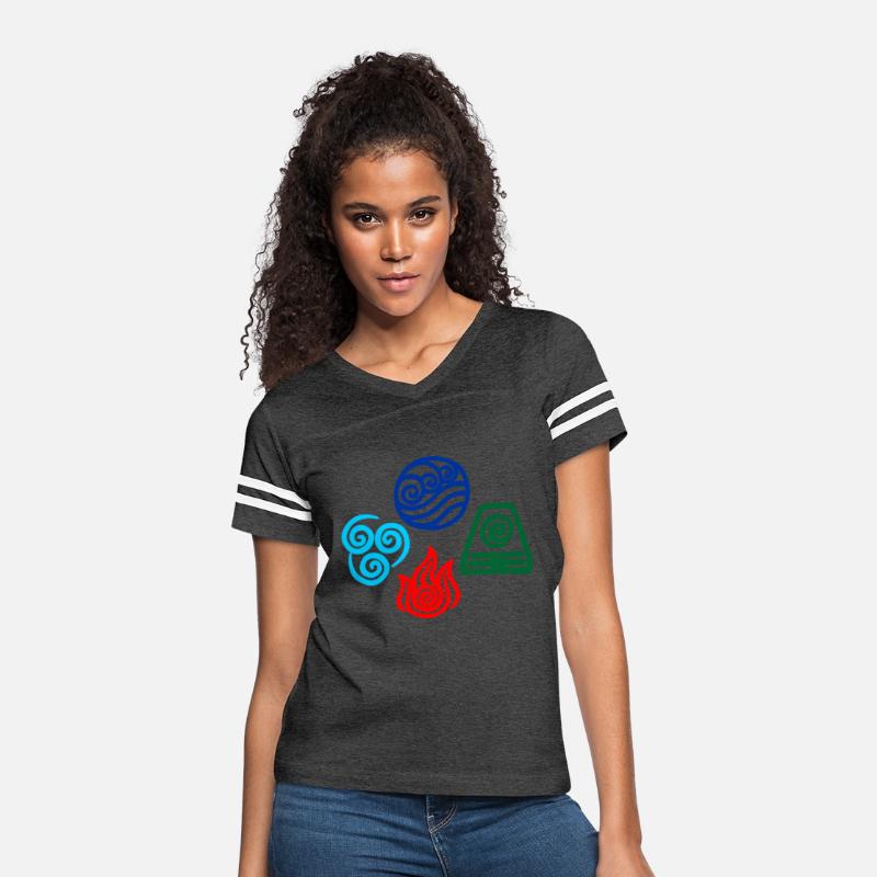 Nation symbols logo fire earth wind water
