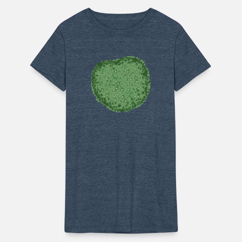 naturally fresh looking green moss cushion