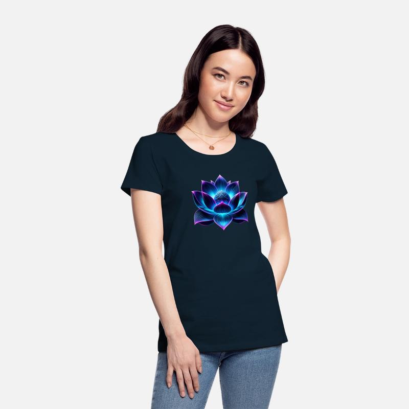 Neon Lotus Flower
