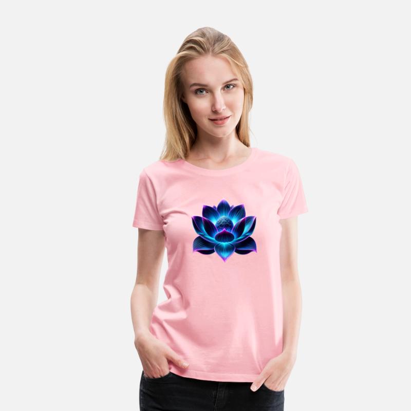 Neon Lotus Flower