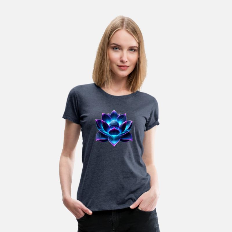 Neon Lotus Flower