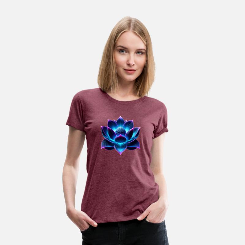Neon Lotus Flower