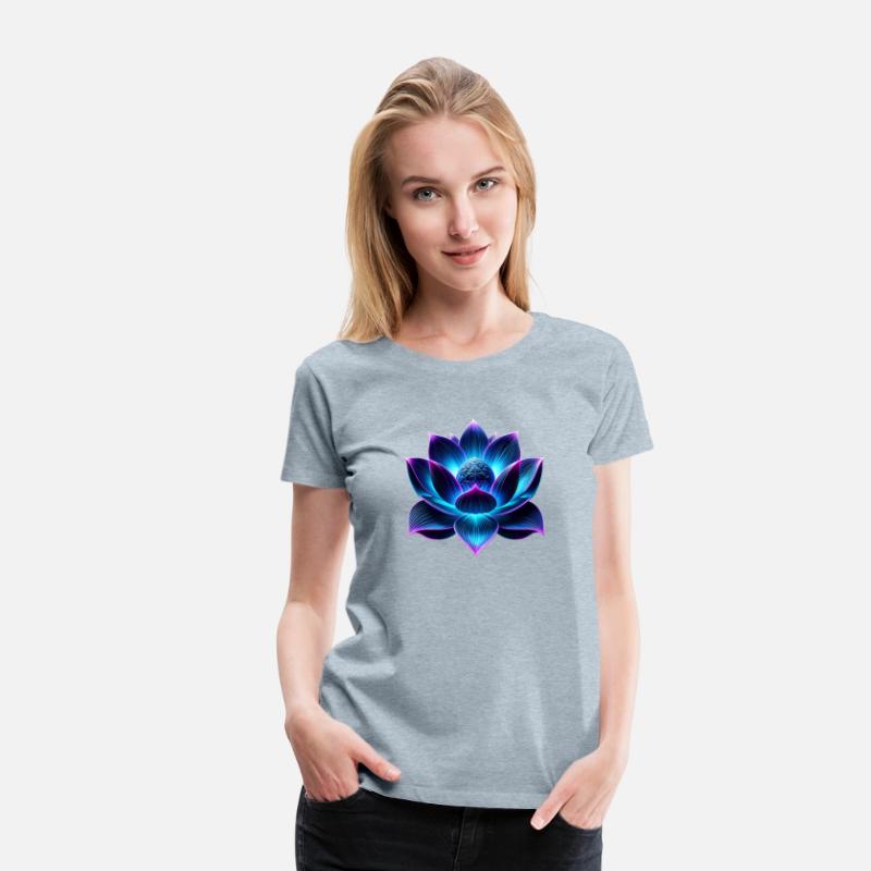 Neon Lotus Flower