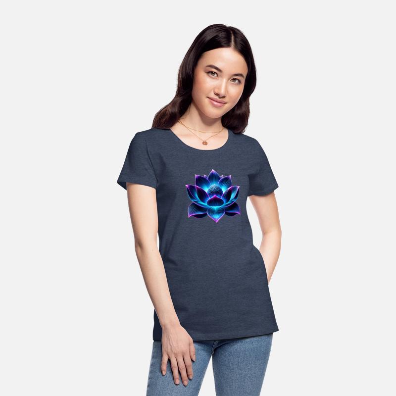 Neon Lotus Flower