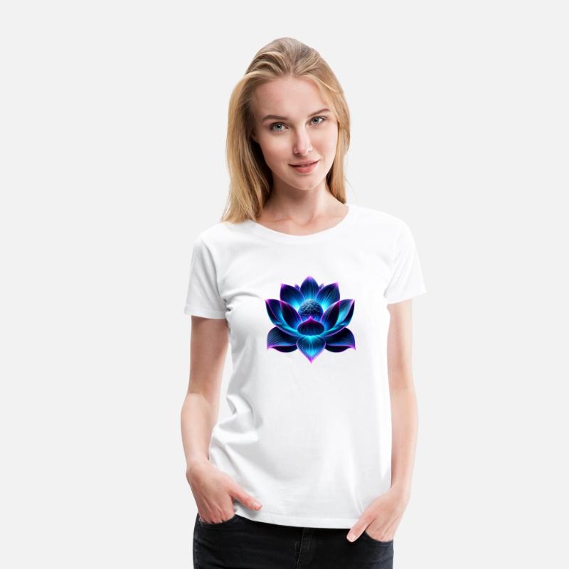Neon Lotus Flower