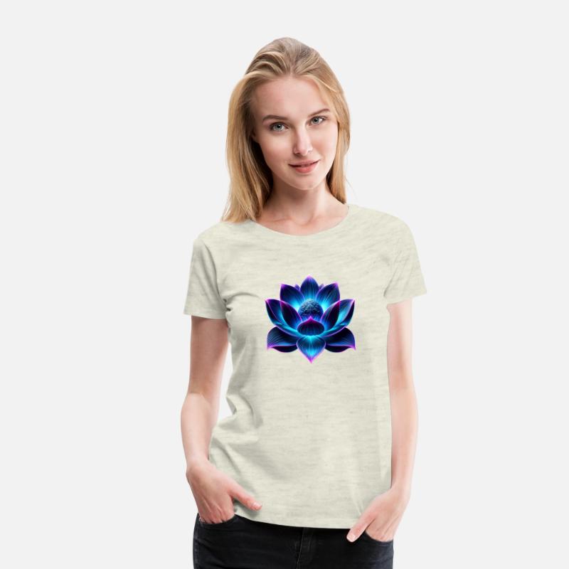 Neon Lotus Flower