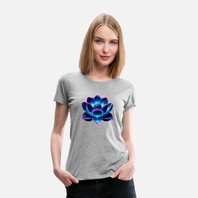 Neon Lotus Flower