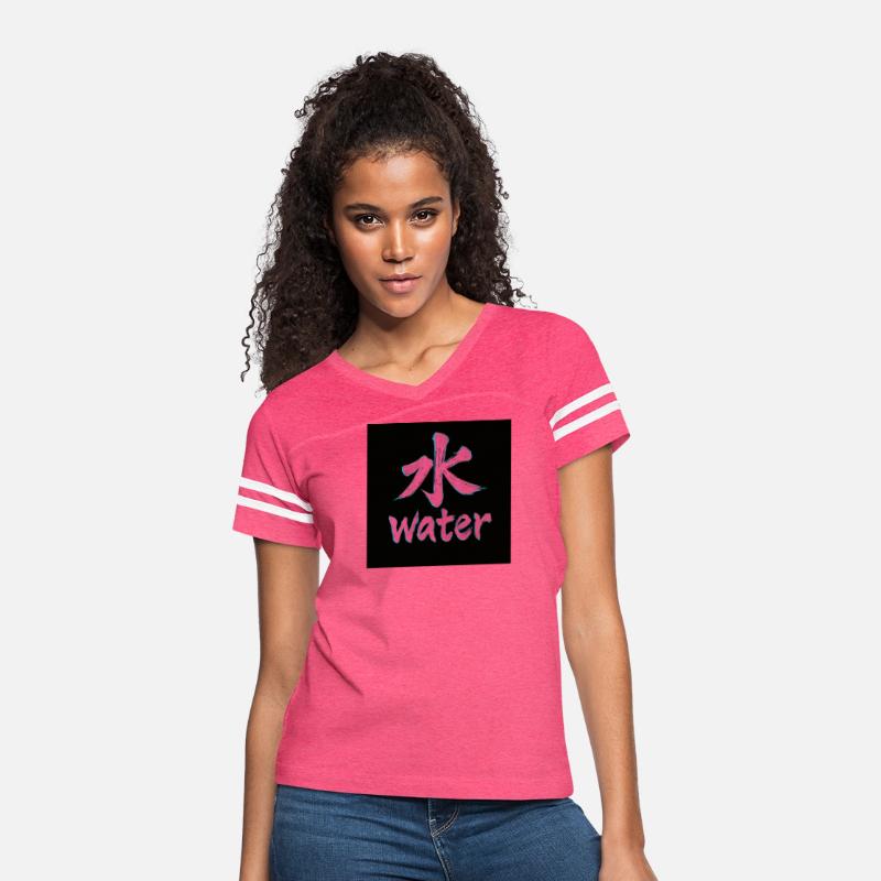 Neon Water Kanji Design
