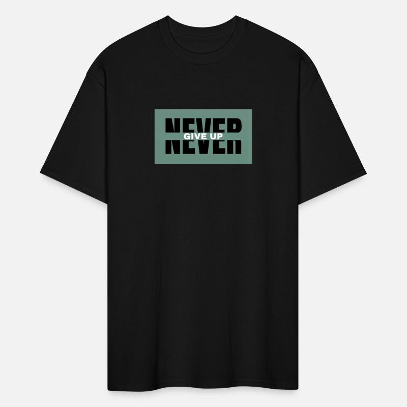 Never Give Up Bold Motivation Design