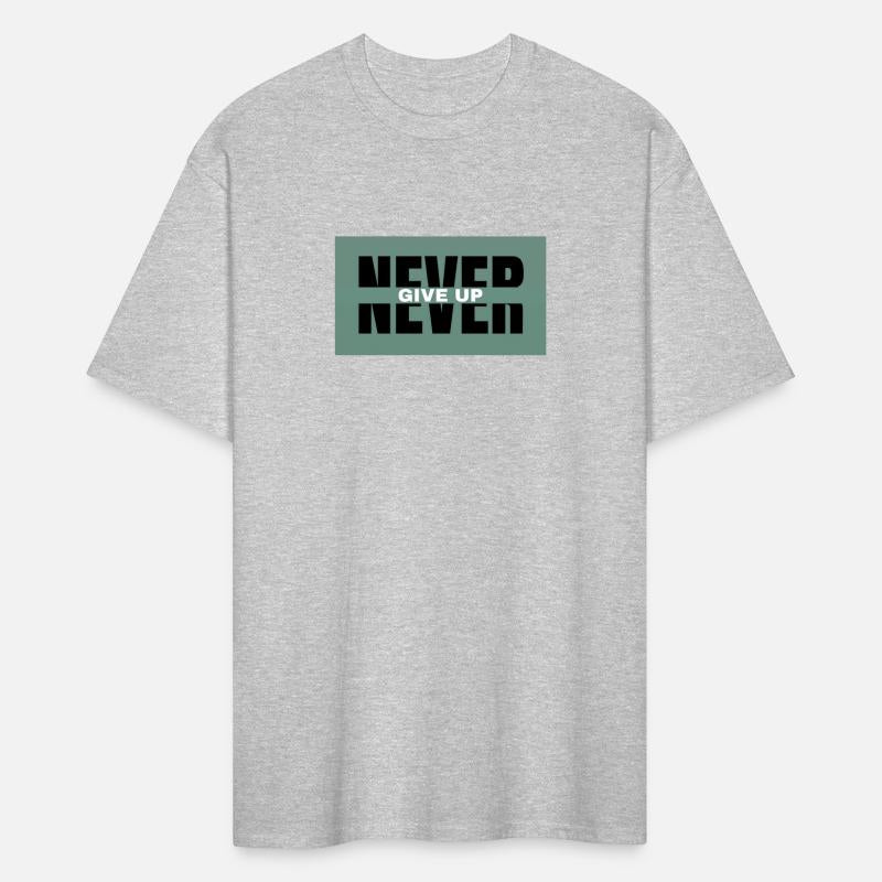 Never Give Up Bold Motivation Design
