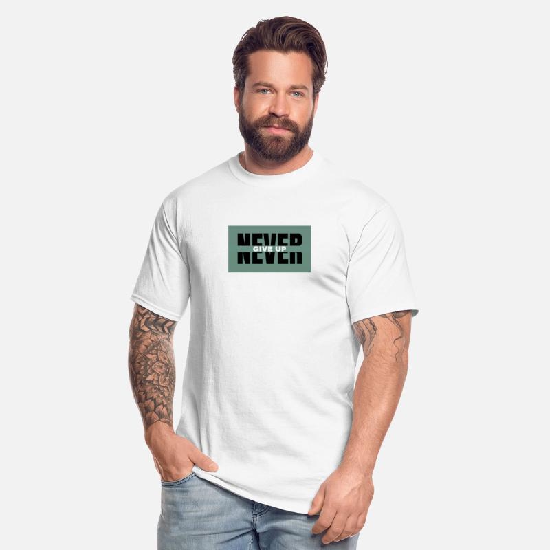 Never Give Up Bold Motivation Design