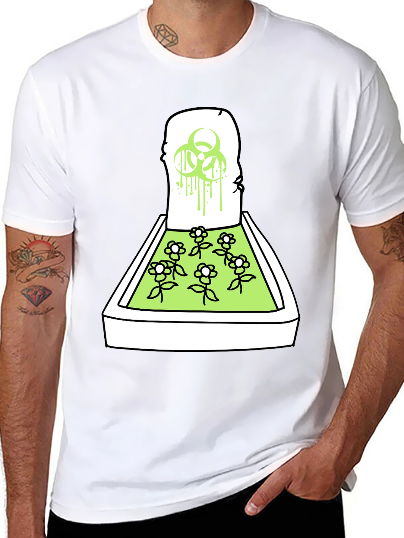 Biohazard Flower T-Shirt