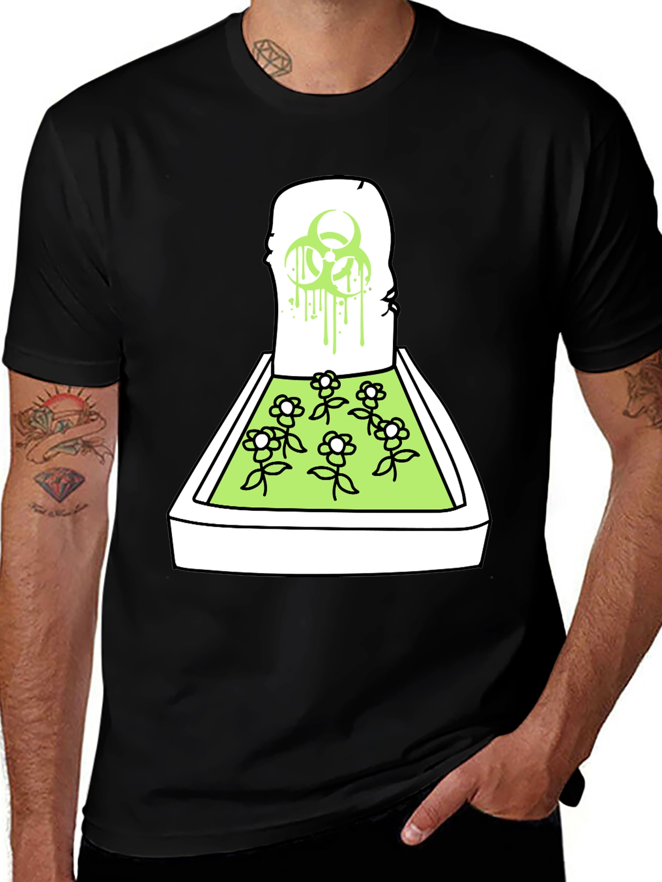 Biohazard Flower T-Shirt