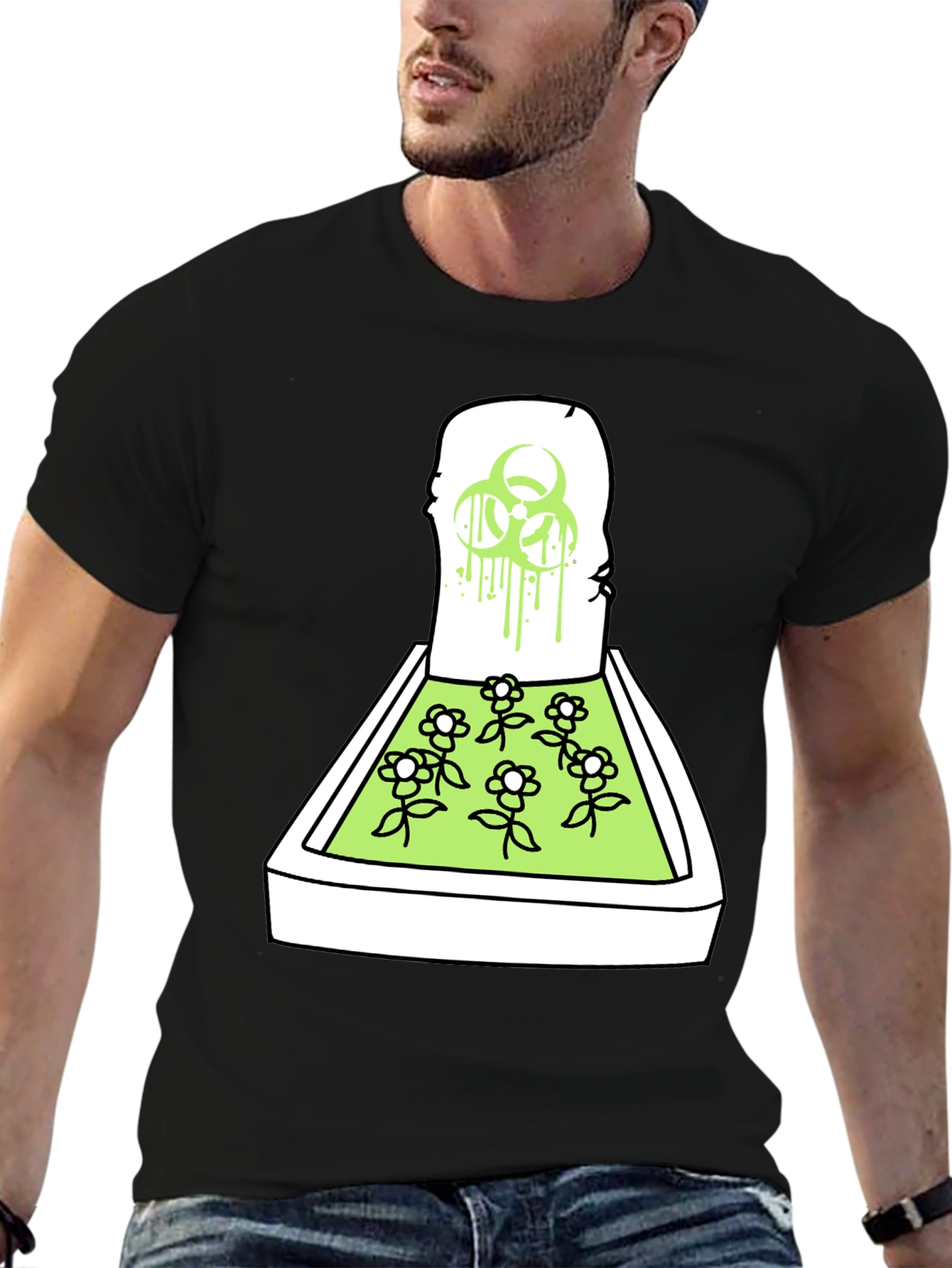 Biohazard Flower T-Shirt