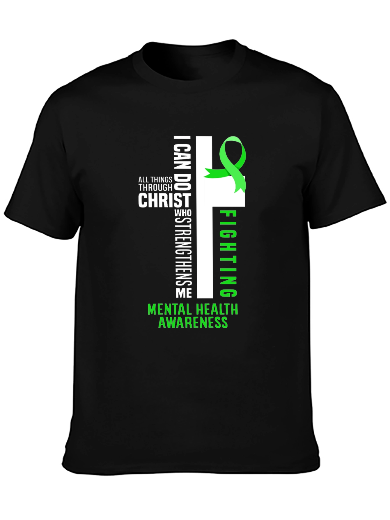 Mental Health Awareness Christian T-Shirt