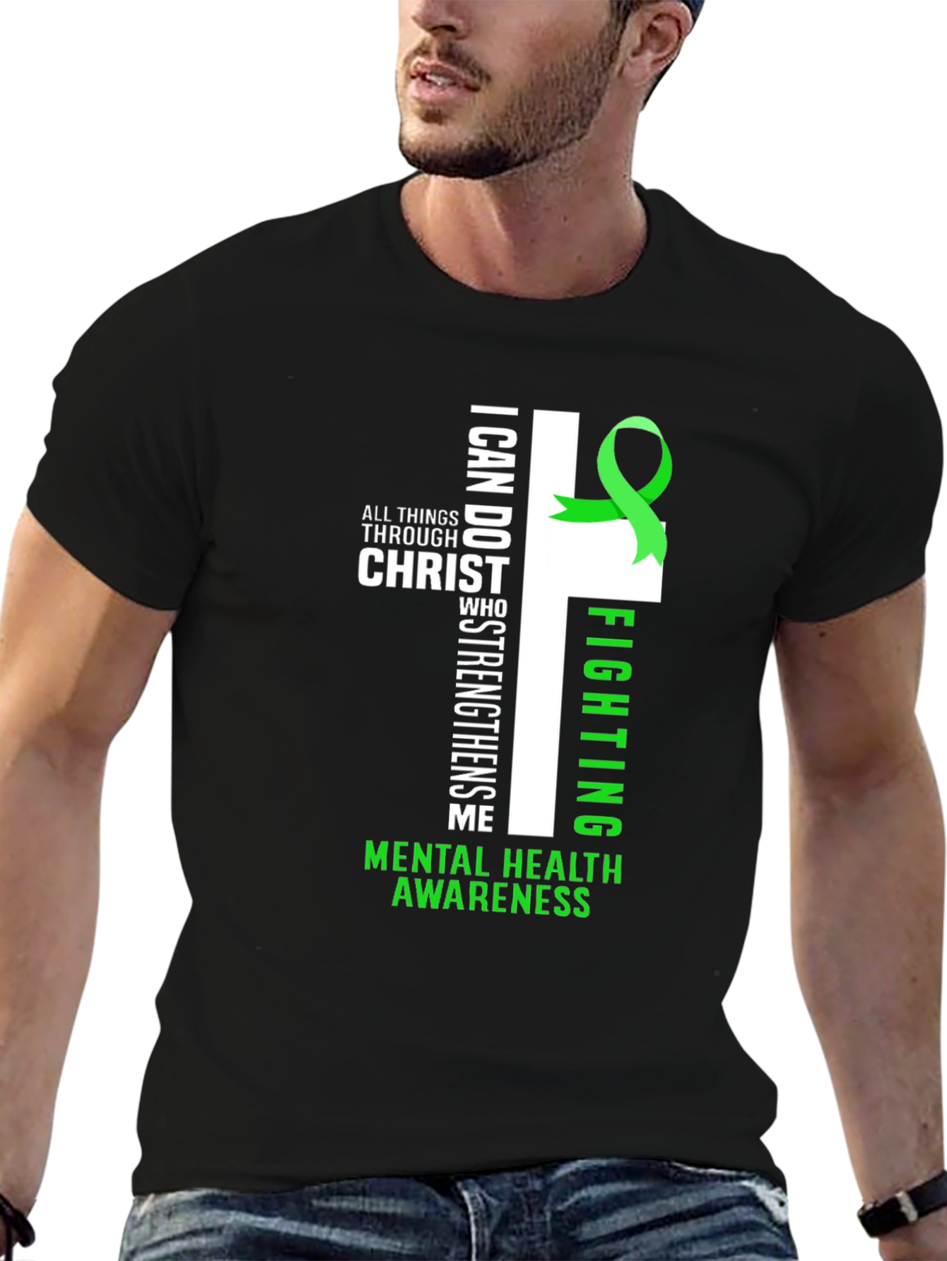 Mental Health Awareness Christian T-Shirt