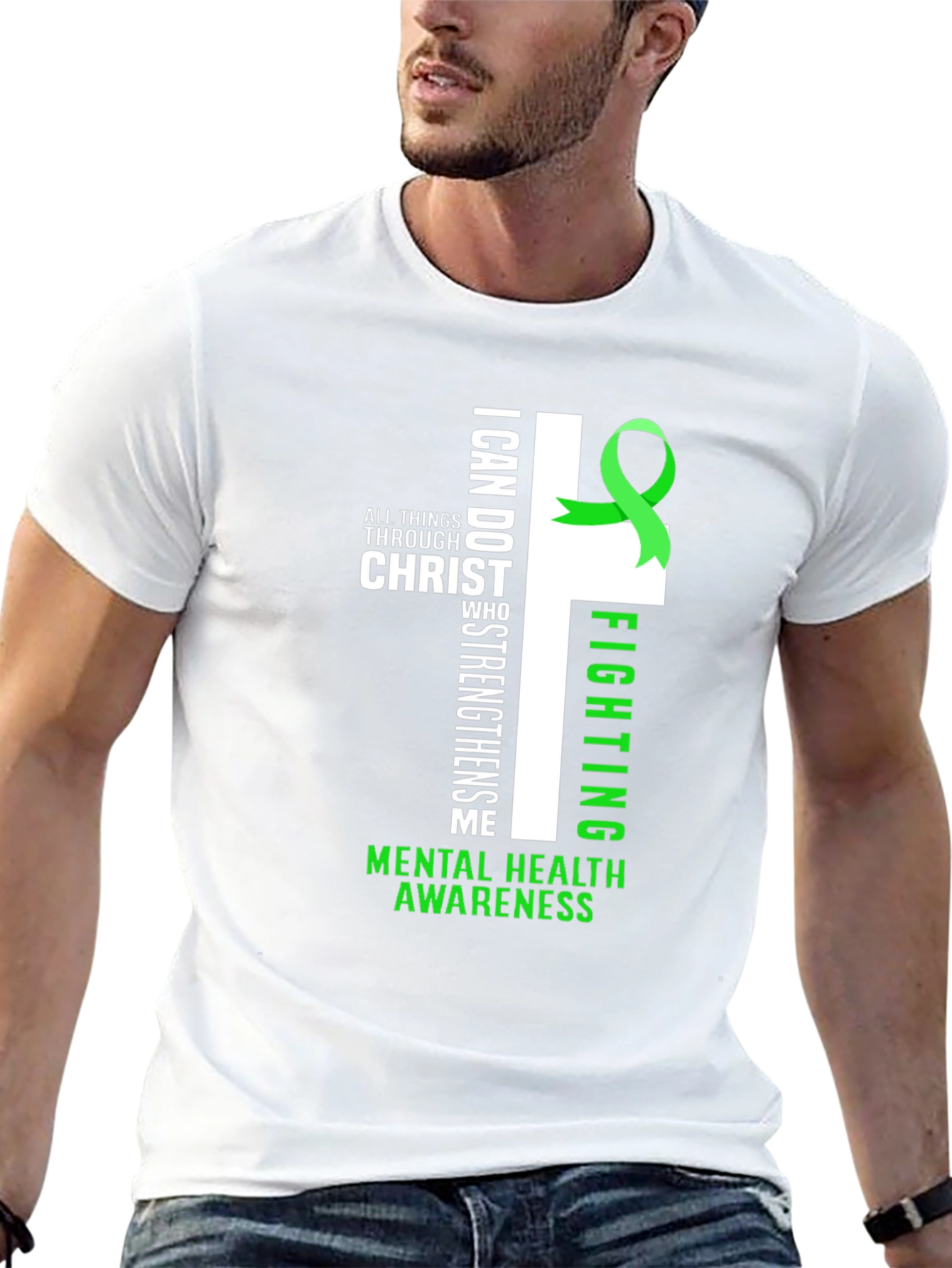 Mental Health Awareness Christian T-Shirt